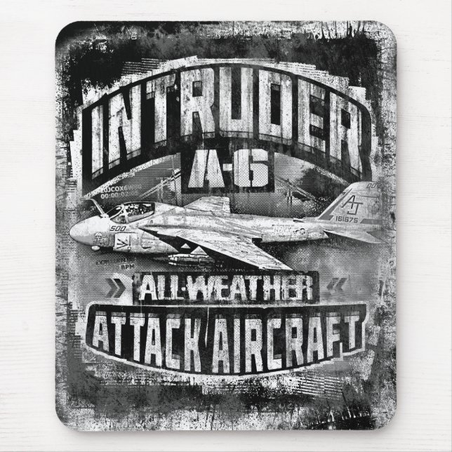 A-6 Pad Mousepad do mouse de intrusão (Frente)