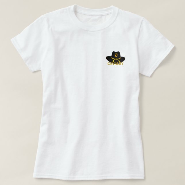 a ?a cavalaria areja a camisa de Iraque t do (Frente do Design)