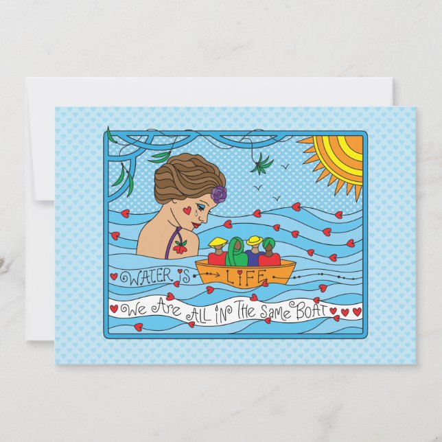 A água é uma placa flexível de 7 pol x 5 pol (Frente)