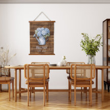 A Águas Rustic Blue Hydrangea Pode Ser Personaliza