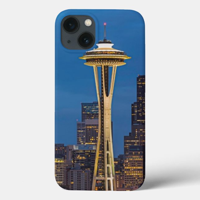 A Agulha Espacial e o centro Seattle (Verso)
