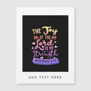 A Alegria Do Senhor É Minha Força Personalizada