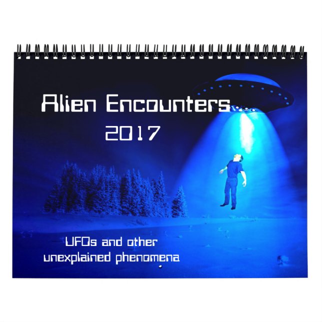 A alienígena encontra o calendário 2017 (Capa)
