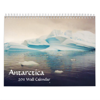 A Antártica, calendário de parede 2011