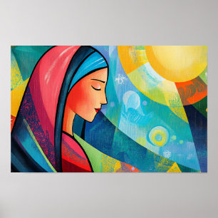 A Anunciação da Bênção Virgem Maria Poster