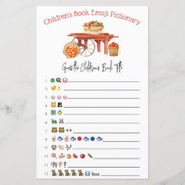 A Apple do nosso Jogo de Chá de fraldas Emoji