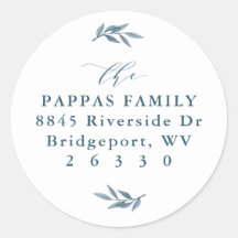 A aquarela deixa a etiqueta azul de endereço de re