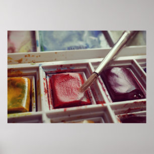 A aquarela pinta impressão fotográfica.