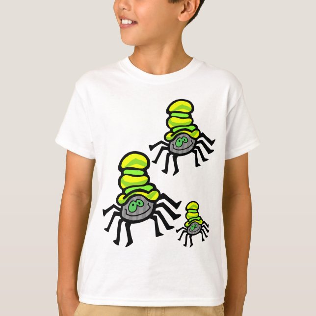 A aranha assustador caçoa a camisa do Dia das (Frente)