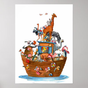 A arca de Noah dos animais - poster