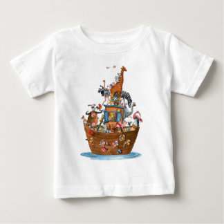 A arca de Noah dos animais - t-shirt do bebê