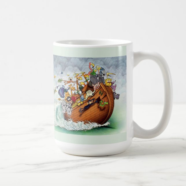 A arca e a caneca titânica de Noah (Direita)