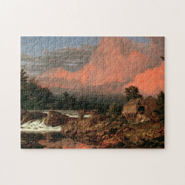 A arte da Igreja "Rutland Falls" quebra-cabeça (Horizontal)