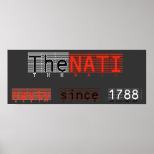 A arte desagradável do poster de NATI