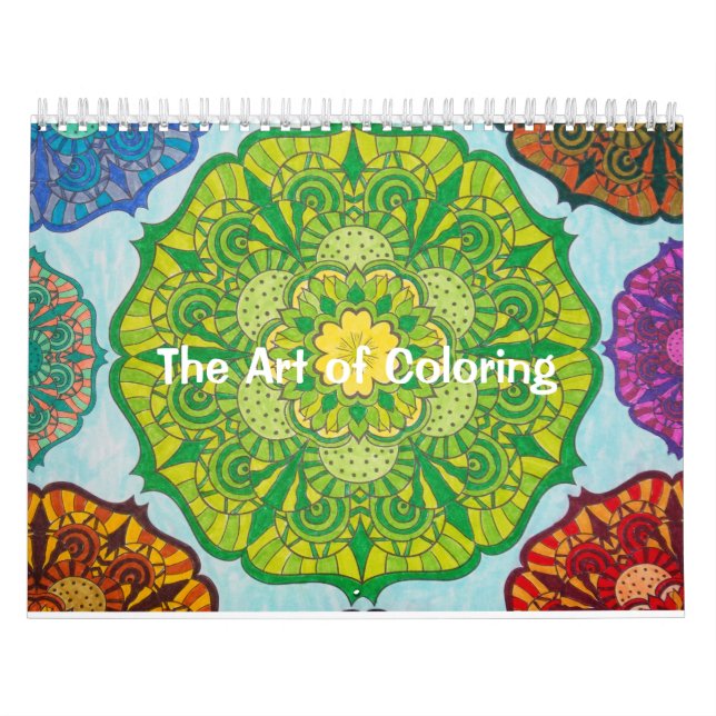 A Arte do Calendário de Coloração (Capa)