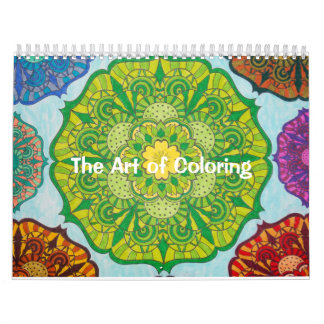 A Arte do Calendário de Coloração