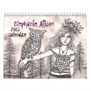 A arte do calendário de Stephanie Allison 2015