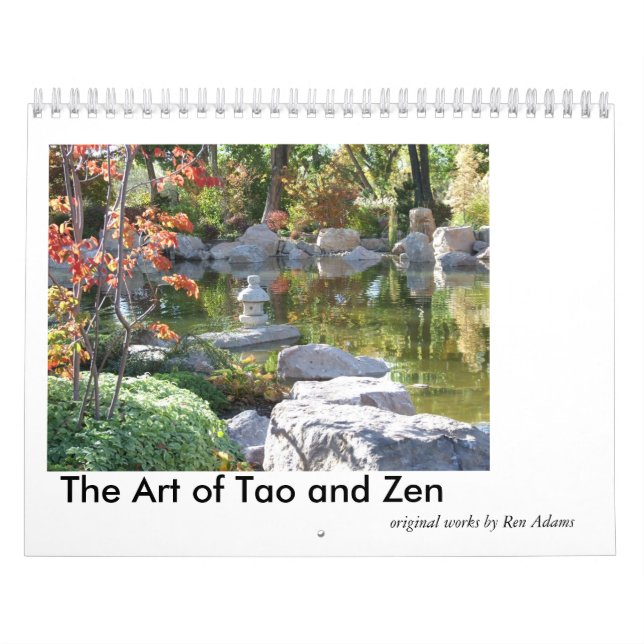 A arte do calendário de Tao e de zen (Capa)
