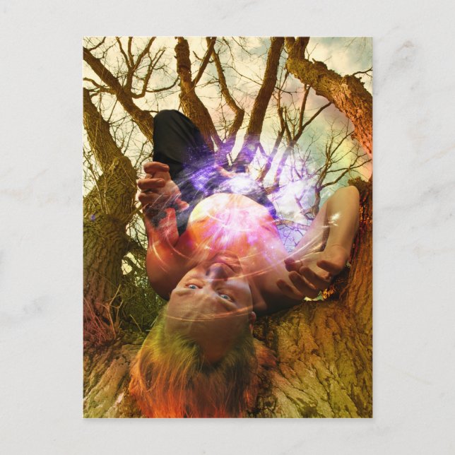 A Arte do Cartão de Tarot do Enforcado (Frente)