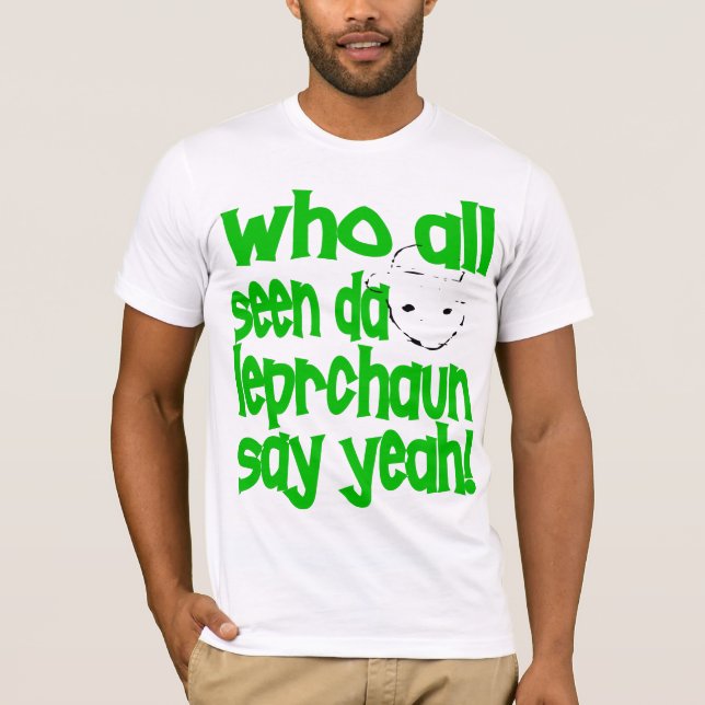 A arte do Leprechaun de Crichton Remix a camisa do (Frente)