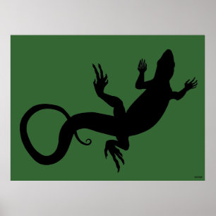 A arte do réptil do poster da arte do lagarto