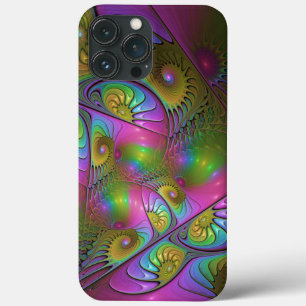 A Arte Fractal Abstrata Trippy Luminosa Colorida
