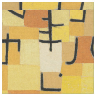 "A árvore amarela" Paul Klee inspirou o tecido