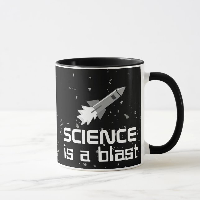 A astronáutica do presente da caneca da ciência é (Direita)