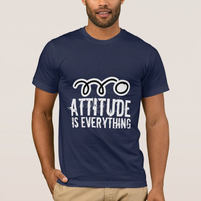 A atitude do t-shirt | do ténis de mesa é tudo (Frente)