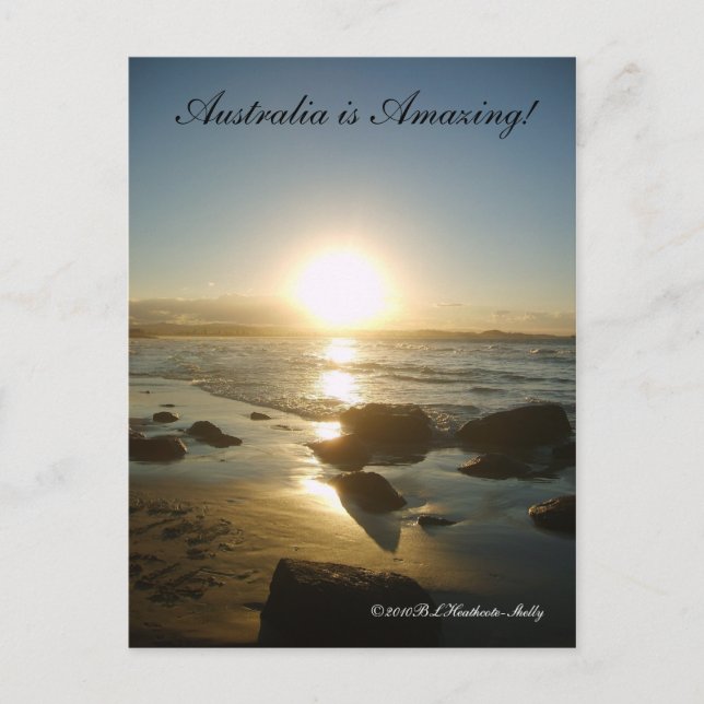 A Austrália é Incrível! cartão postal (Frente)