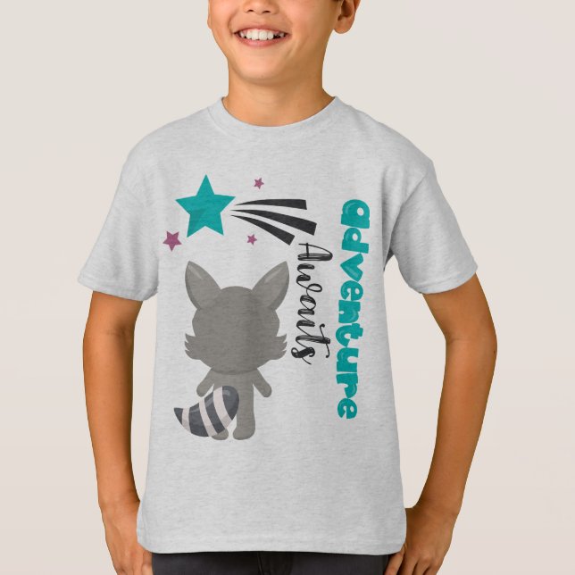 A Aventura Aguarda Camisa T De Conforto Sem PontaS (Frente)