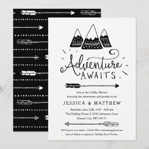 A Aventura Aguarda Convites Para Bebês