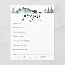 A aventura começa a rezar para o bebê