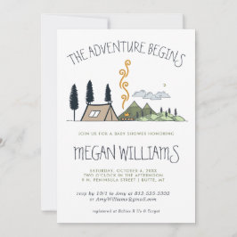 A Aventura Começa | Chá de fraldas de montanha