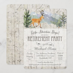 A aventura começa o convite da aposentadoria dos