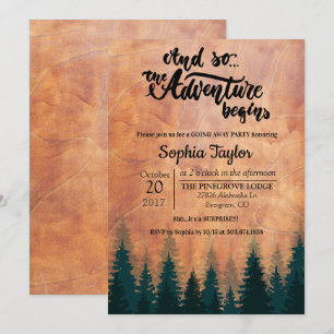 A Aventura Começa O Convite De Adeus