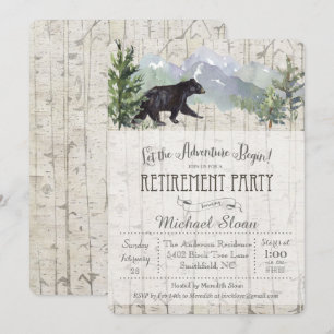 A Aventura Começa O Convite De Baixa De Urso