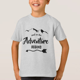 A Aventura Começa Trendy Boys T-Shirt