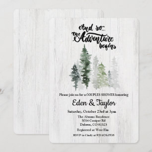 A Aventura Inicia O Convite Ao Chá De Casais