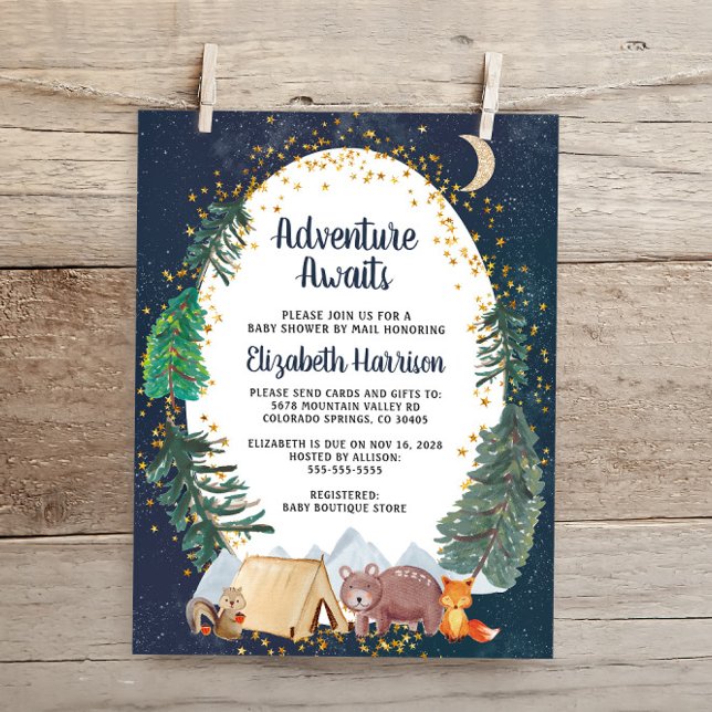 A Aventura Orçamentária Aguarda Chá de fraldas Por (Criador carregado)