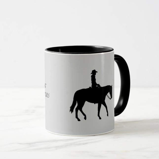 A avó do cavalo monta a caneca (Frente Esquerda)