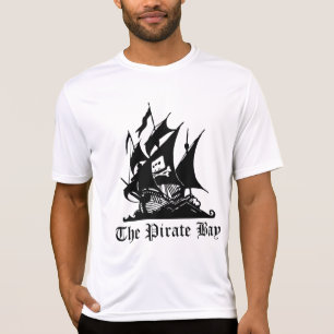 A baía do pirata - t-shirt de alta qualidade