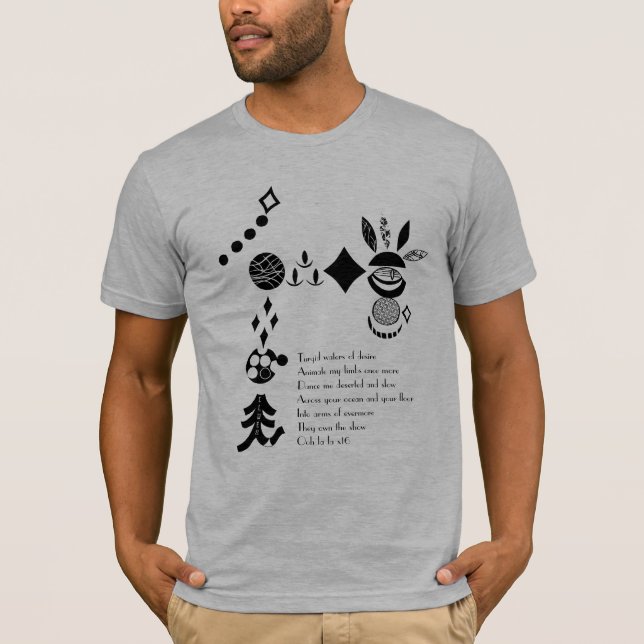 A banda dos indícios "Elope" estêncil & camisa (Frente)