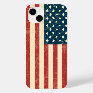 A bandeira americana envelhecida desvaneceu-se
