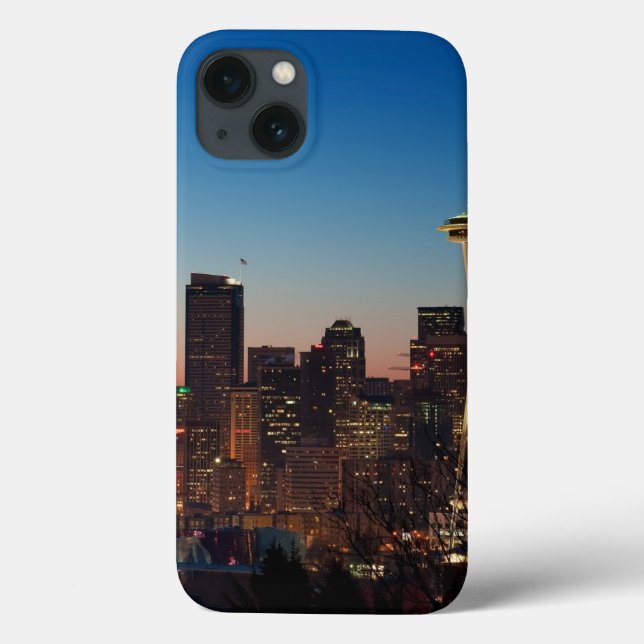 A bandeira americana voa entre a lua ascensão (Verso)