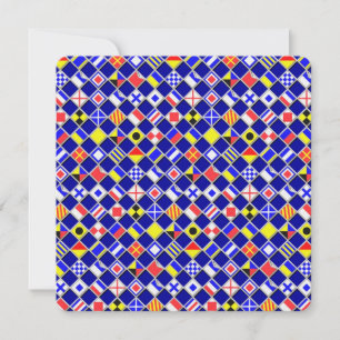 a bandeira náutica Checkered do efeito 3D telha o