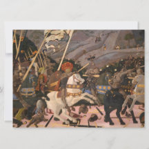 A Batalha de San Romano (Pintura da Guerra Medieva