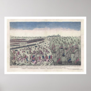 A batalha do impressão 1781 de Yorktown