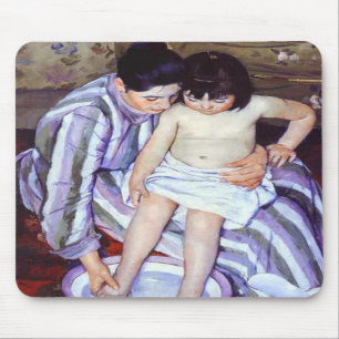 A Bath Infantil, Mary Cassatt Mousepad