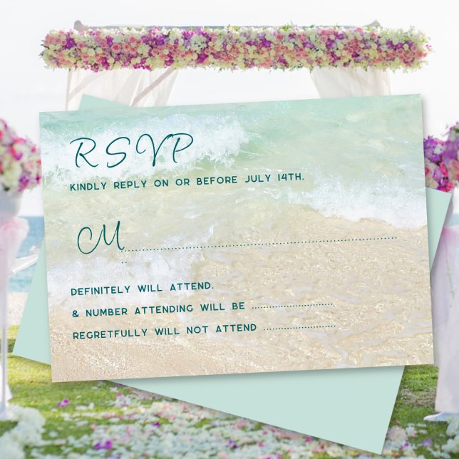 À Beira Mar Número de RSVP Comparecendo Anexo (Criador carregado)